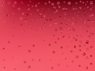 Crimson background with square elements for greeting card, festive, invitation, flyer, textile design. Vector.