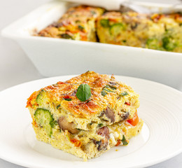 Breakfast Egg Casserole Square Photo