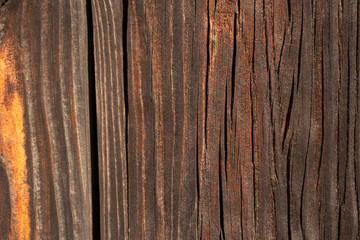 Wooden textured background with selective focus