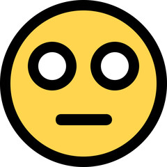 Fototapeta premium flushed eomticon with eyes wide open shared online