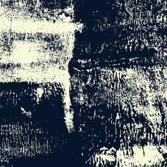 Obraz premium Abstract grunge vector background. Monochrome handcrafted composition of irregular graphic elements.