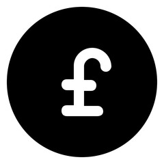 British pound coin in circular shape, money and finance