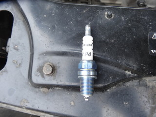 replacing spark plugs on a car