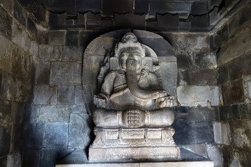 Fototapeta na wymiar Temple de Prambanan sur l'île de Java