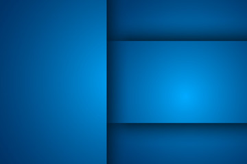 Abstract blue background, rectangle overlay