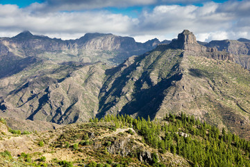 Obraz premium Fantastische Berg Landschaft mit Canyons