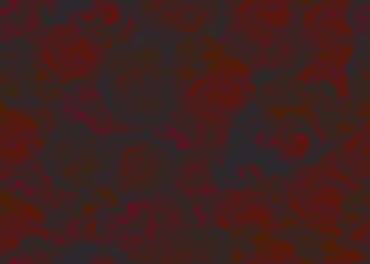 Roses seamless background. Tender pattern. Red roses