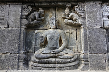 Temple de Borobudur sur l'île de Java