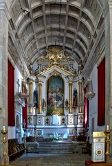 Interior of the Church of Mercy in Penafiel, Portugal