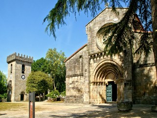 Romanesque monastery of Paco de Sousa in Penafiel, Portugal