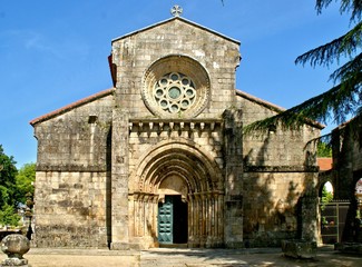 Fototapeta na wymiar Romanesque monastery of Paco de Sousa in Penafiel, Portugal