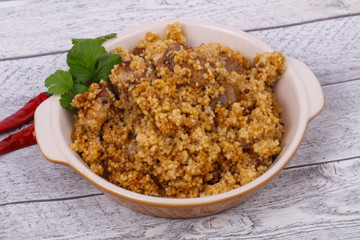 Couscous with meat