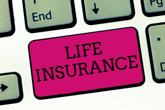 Conceptual hand writing showing Life Insurance. Business photo showcasing Payment of death benefit or injury Burial or medical claim.
