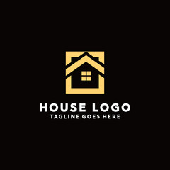 Modern House Logo Vector Logo Design Template. Gemetric and Luxury Icon. Line And Simple Symbol.