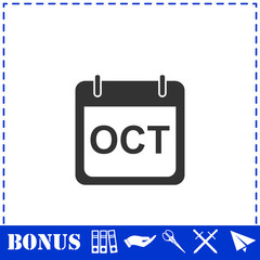 Calendar icon flat