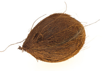 Coconut isolated on white background