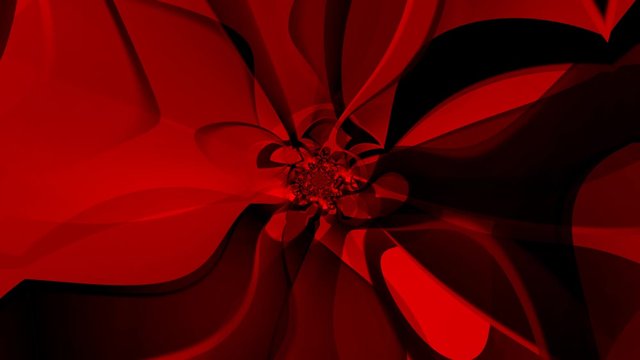 Effetto allucinazione colore rosso