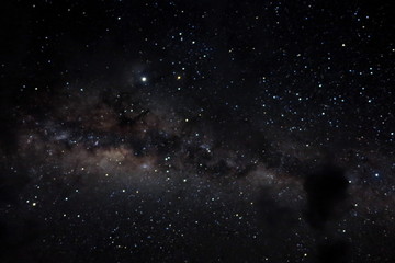 Fototapeta na wymiar A incredible view of the stars in a base camp in the andes mountains
