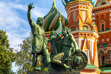 Fototapeta na wymiar Monument to Minin and Pozharsky. Moscow