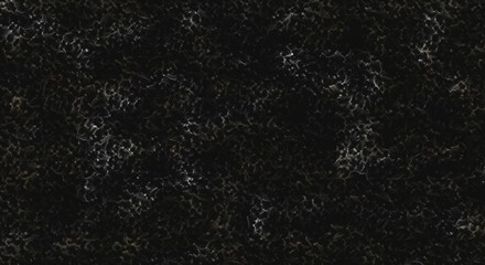 Black texture. Simple and elegant illustration as background on your desktop. Traces or silhouettes of brush and its white and gold paint on a black canvas. Laid-back minimalism. Traces of chalk.