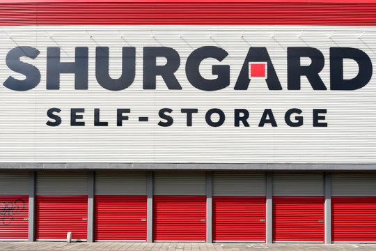 RIJSWIJK, THE NETHERLANDS - JULY 1, 2019: Shurgard self-storage center. Shurgard is the largest self-storage provider in Europe with over 200 self-storage centers in 7 countries.