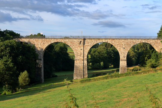 Viadukt der Vennbahn zwischen Aachen Brandt und Kornelim&uuml;nster