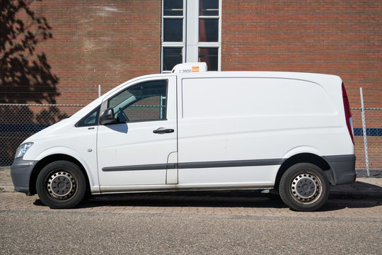 KATWIJK AAN ZEE, THE NETHERLANDS - JUNE 29, 2019: Mercedes-Benz Vito. The Vito is a light commercial van produced by Mercedes-Benz.