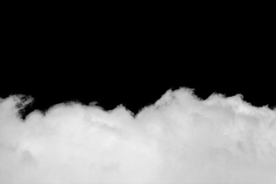 Clouds isolated on  white background. Clipping path.