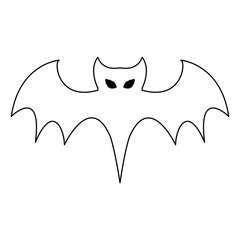 halloween october scary celebration cartoon in black and white