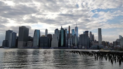 Obraz na płótnie Canvas skyline of new york city