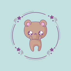 cute bear baby animal kawaii style