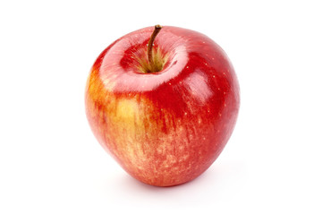 Red delicious apple, isolated on white background