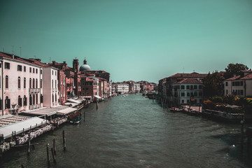 Fototapeta premium Grand canal, Venice, summer day, 2018