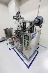 Drug manufacturing laboratory equipment.