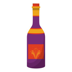 champagne bottle celebration drink cartoon