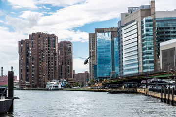 Fototapeta premium Helipad in Manhattan, New York City, USA