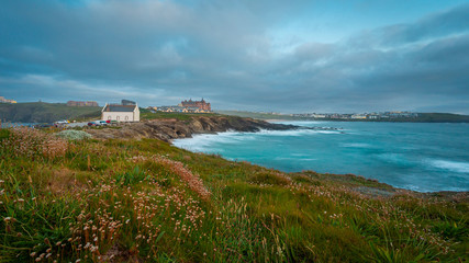 Obraz premium Newquay Headland Cornwall
