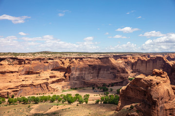 Overlook of canyon de chelly national monument, Arizona, USA