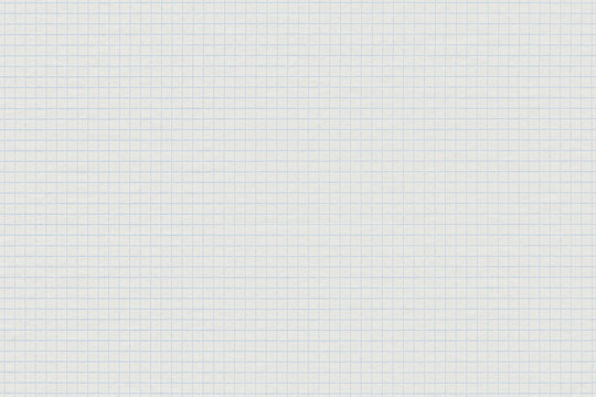 Notebook paper with lines texture. Blank sheet of white paper with blue grid surface. School background
