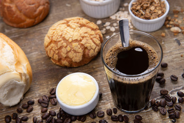 coffee and bread