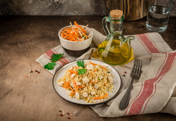 Chicken bulgur pilaf
