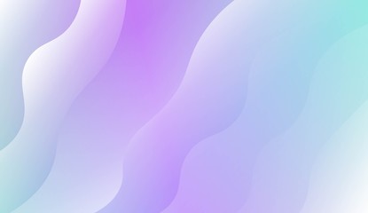 Wave Modern Background. For Business Presentation Wallpaper, Flyer, Cover. Vector Illustration with Color Gradient.