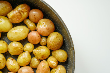 Roasted potatoes in the skin