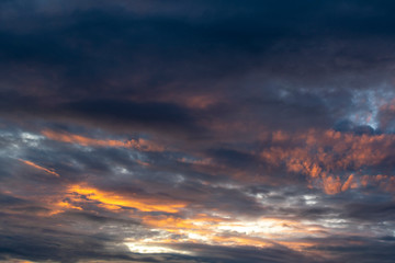 Dramatic skies over Charlottetown Prince Edward Island