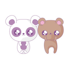 cute bears baby animals kawaii style