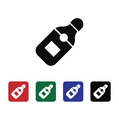 Champagne vector icon. Element of kitchen for mobile concept and web apps illustration. Thin flat icon for website design and development, app development. Premium icon