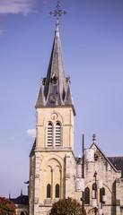 Fototapeta na wymiar Eglise, auvergne, france