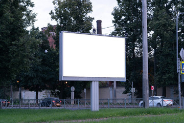 large billboard in the city