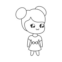 cute little girl kawaii style