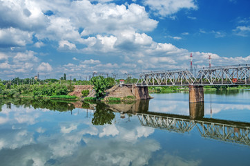 View of the railway bridge